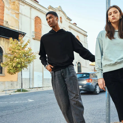 Yoh recycled cotton relaxed hoodie - hospitality