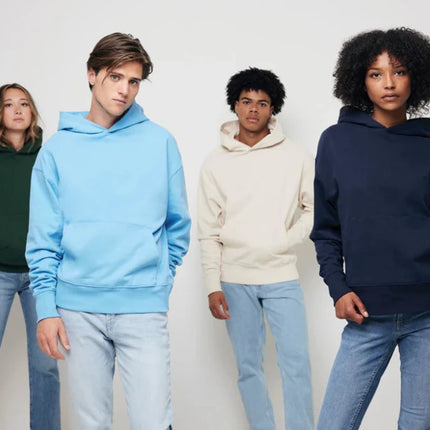 Yoh recycled cotton relaxed hoodie - hospitality