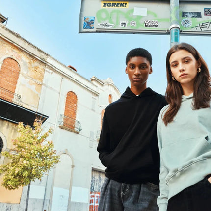 Yoh recycled cotton relaxed hoodie - hospitality