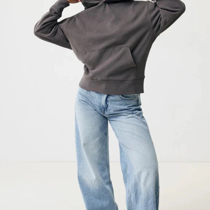 Yoh recycled cotton relaxed hoodie - hospitality