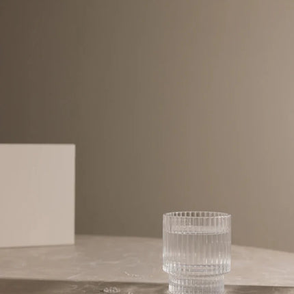 York Collection Handcrafted Crystal Tumblers Four Piece Set - hospitality