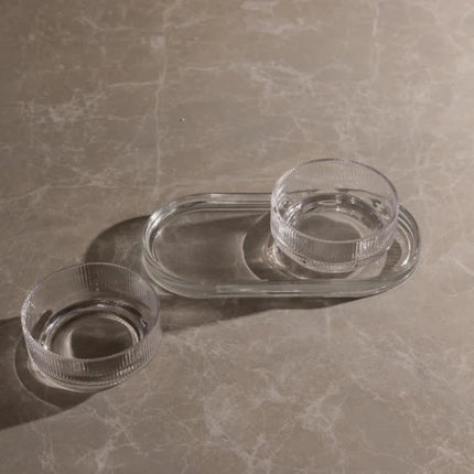 York Collection Tapas Set in Soda Lime Glass - hospitality