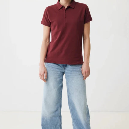Yosemit women recycled cotton pique polo - hospitality
