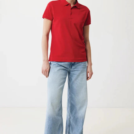 Yosemit women recycled cotton pique polo - hospitality