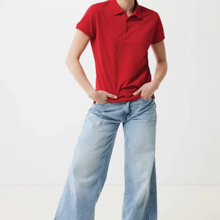 Yosemit women recycled cotton pique polo - hospitality