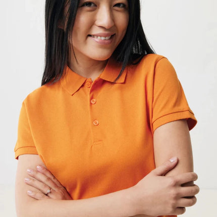 Yosemit women recycled cotton pique polo - hospitality