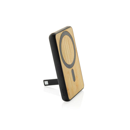 Zen RCS rplastic 5000 mah 5W magnetic bamboo powerbank - hospitality
