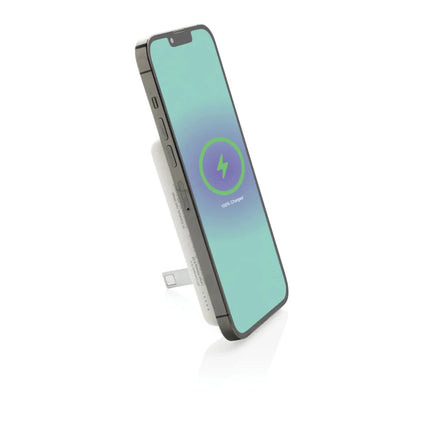 Zen RCS rplastic 5000 mah 5W magnetic bamboo powerbank - hospitality