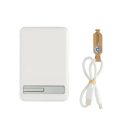 Zen RCS rplastic 5000 mah 5W magnetic bamboo powerbank - hospitality