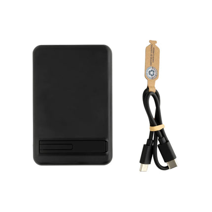 Zen RCS rplastic 5000 mah 5W magnetic bamboo powerbank - hospitality
