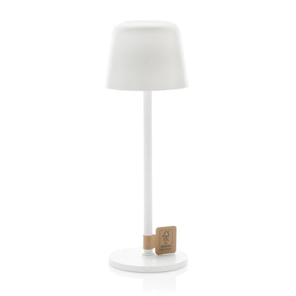Zenic RCS recycled plastic USB re-chargable table lamp - hospitality