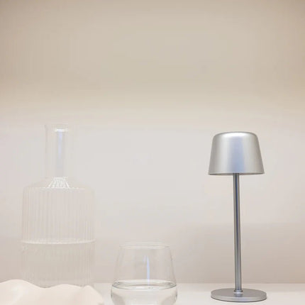 Zenic RCS recycled plastic USB re-chargable table lamp - hospitality