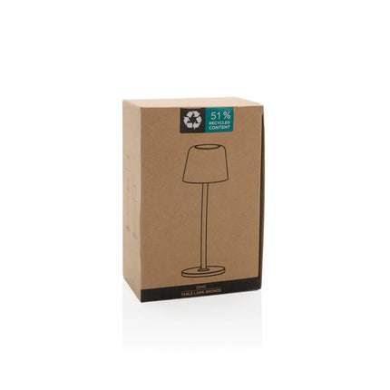 Zenic RCS recycled plastic USB re-chargable table lamp - hospitality