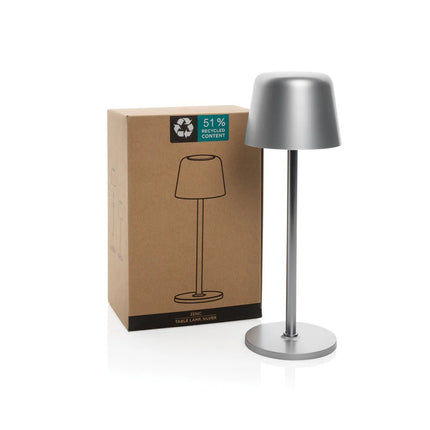 Zenic RCS recycled plastic USB re-chargable table lamp - hospitality